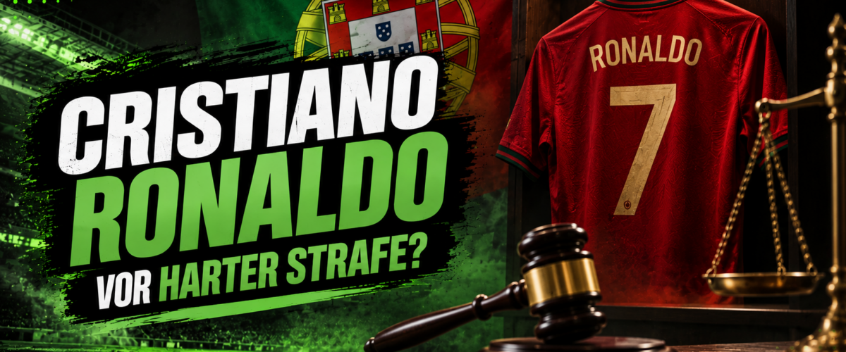 38 Sekunden Strafe für Cristiano Ronaldo!